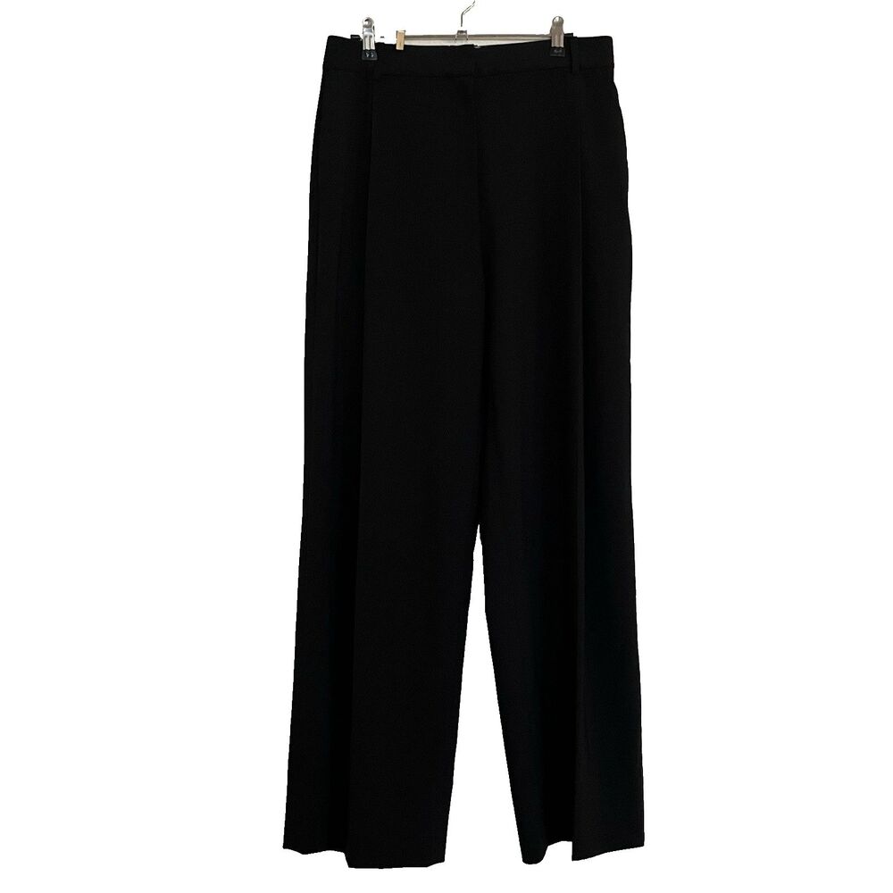 M.M. LAFLEUR The Rina Sculptural Black Business Pant OrigamiTech SZ 6